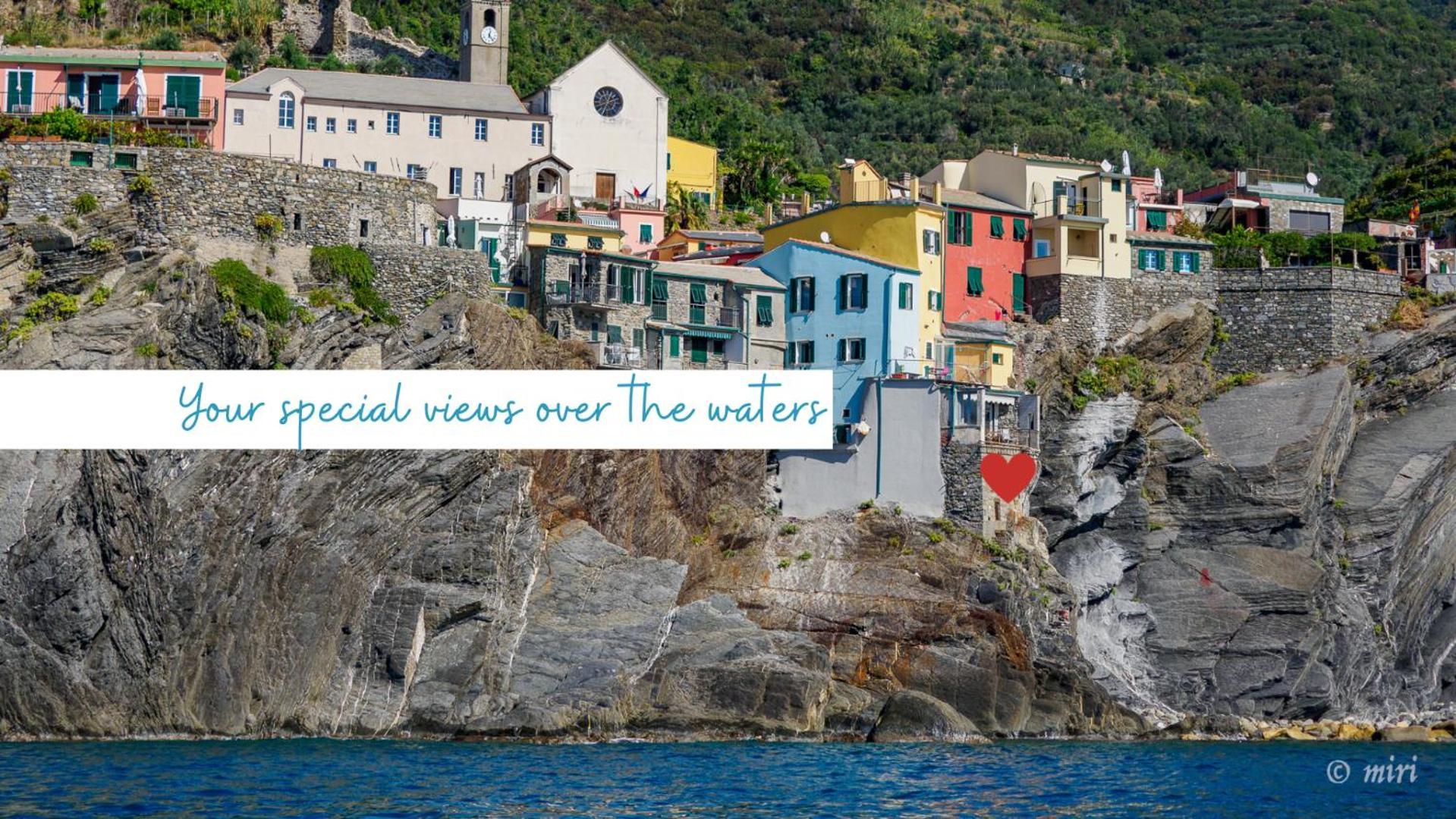 Unda de Ma Sea View Terrace Apartment Vernazza Exterior foto